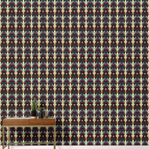 Papier Peint élégant art Déco carrelé motif