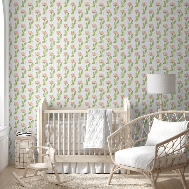 Papier Peint Elegant Climbing Flowers (Enfants)