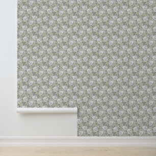 Papier Peint Elégant jardin Rose en Lavande