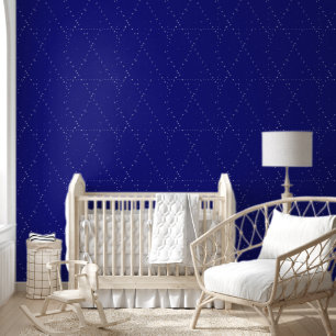 Papier Peint élégant moderne et élégant bleu étoile