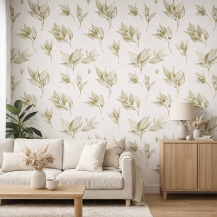 Papier Peint Élégant montage minimaliste dans les tons dorés