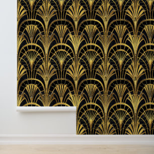 Papier Peint Élégant motif carrelé art déco