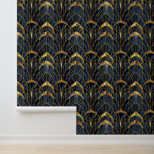 Papier Peint Élégant motif carrelé art déco