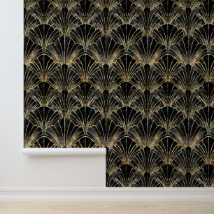 Papier Peint Élégant motif carrelé art déco