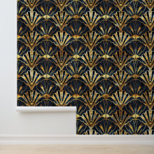 Papier Peint Élégant motif carrelé art déco