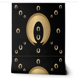 Papier Peint Elégant or noir Motif moderne