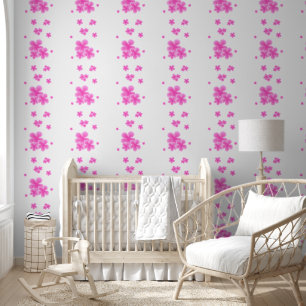 Papier Peint Elégant rose Aquarelle Flower Peel and Stick