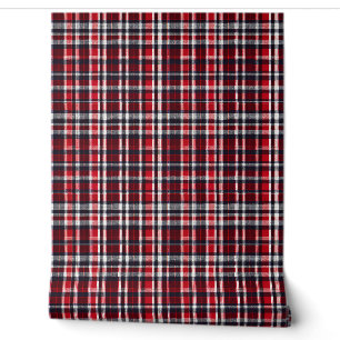 Papier Peint Elégant Tartan élégant Panier Chèque Motif