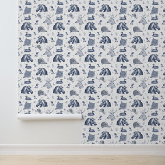 Papier Peint Elegant Vintage Horse English Country Hunting
