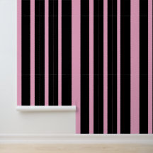 Élégante bande rose et noire