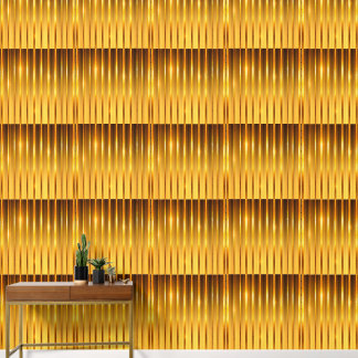 Papier Peint Élégantes bandes d'or