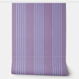 Papier Peint Élégantes rayures en bleu doux & violet