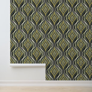 Papier Peint Emerald & Gold Art Déco