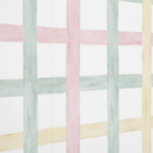 Papier Peint En vichy d'aquarelle Pastel Cute, salle pour enfan