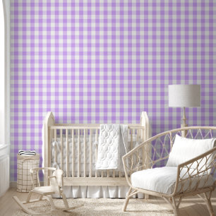 Papier Peint En vichy de lavande