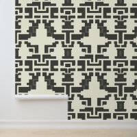 Enigme monochrome : Puzzle géométrique Abstrait