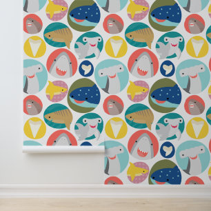 Papier Peint Espèces de requins mignons