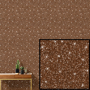 Papier Peint Étoiles Brown de lumière moyenne
