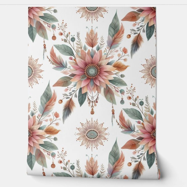 Papier Peint Fabuleux floraux (Déroulement)