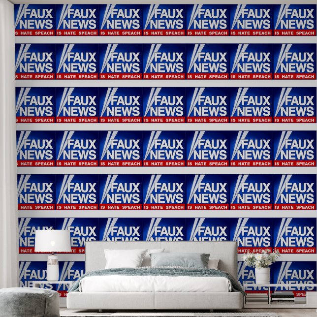 Papier Peint Faux News  (Chambre à coucher)