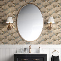 Feuilles de Ginkgo et Art Déco en Or