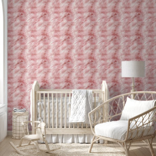 Papier Peint Fille Blush Rose Animal Faux Fur (image de fourrur