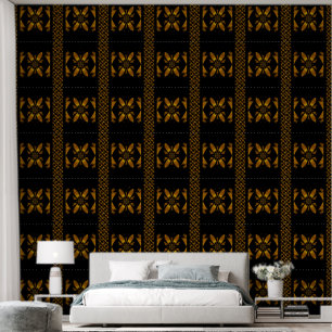Papier Peint Fire Lotus Golden Yellow 2