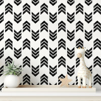 Flèche Chevron Noir et Blanc