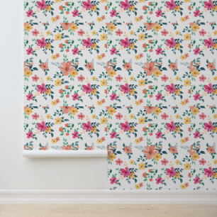 Papier Peint Fleur de Boho élégante de fleurs sauvages