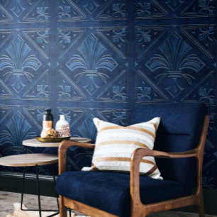 Papier Peint Fleur de lis Art déco