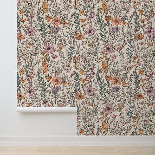 Papier Peint Fleur sauvage (Application)