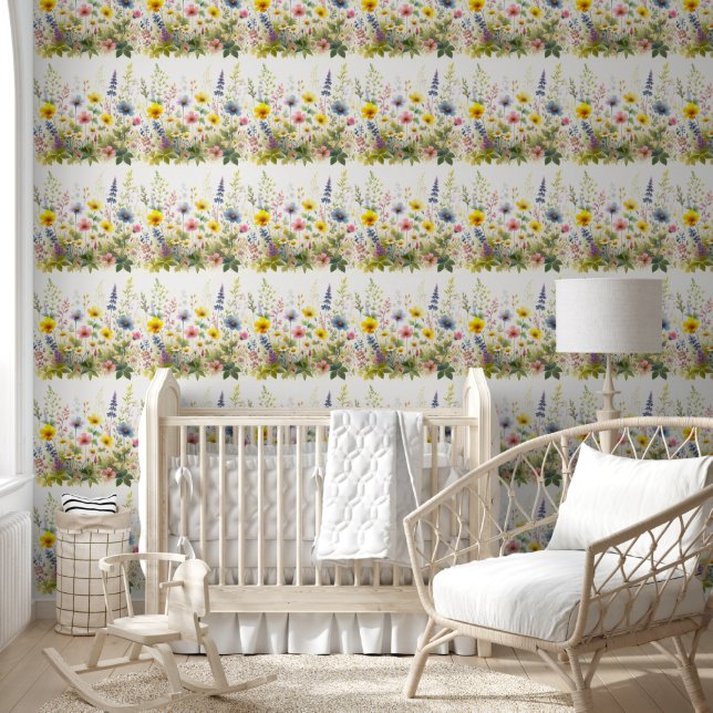Papier peint Fleur sauvage Floral (Enfants)