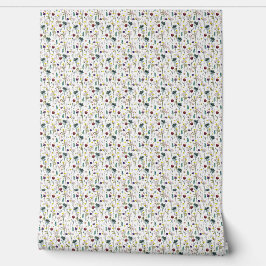 Papier Peint Fleur Sauvage Vibrante