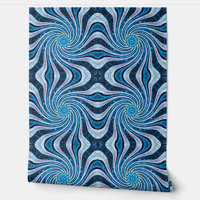 Papier Peint Fleur Twirl (Déroulement)