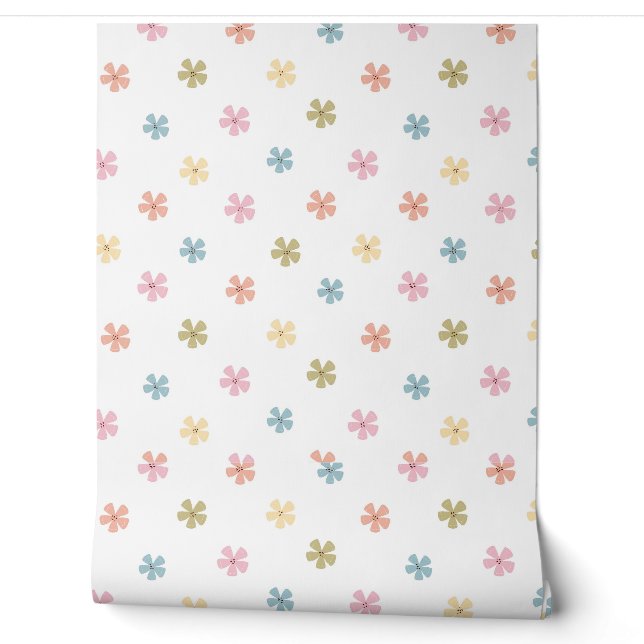 Papier peint Fleurs (Déroulement)