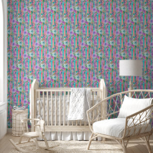 Papier Peint Fleurs à l'aquarelle motif sans fin 8