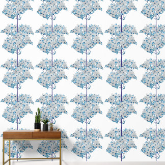 Papier Peint Fleurs de cornouiller sur un