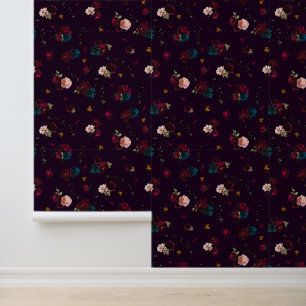 Papier Peint Fleurs de Moody gothique