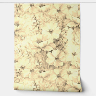Papier Peint Fleurs de nostalgie Fond d'écran