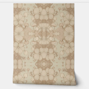 Papier Peint Fleurs de style vintage