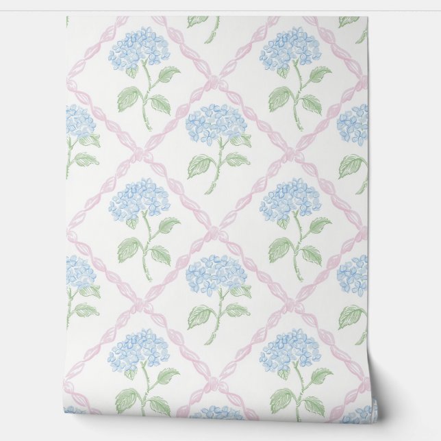 Papier peint Fleurs délicates du pays français (Déroulement)