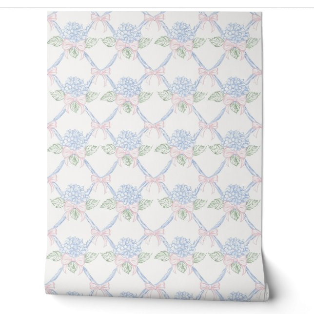 Papier peint Fleurs délicates du pays français (Déroulement)