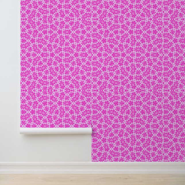Papier Peint Fleurs Fuchsia (Application)