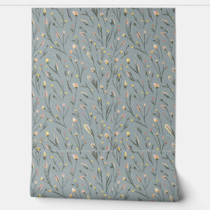 Papier Peint Fleurs minuscules roses modernes3