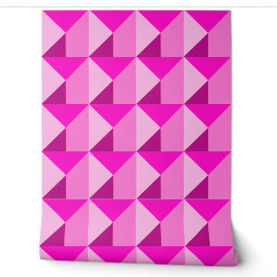 Papier peint floral artistique violet et rose gras