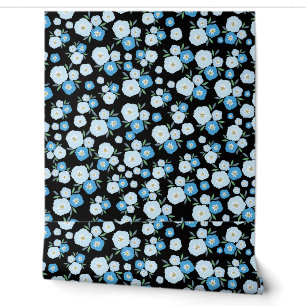 Papier peint floral élégant - Motifs floraux dynam