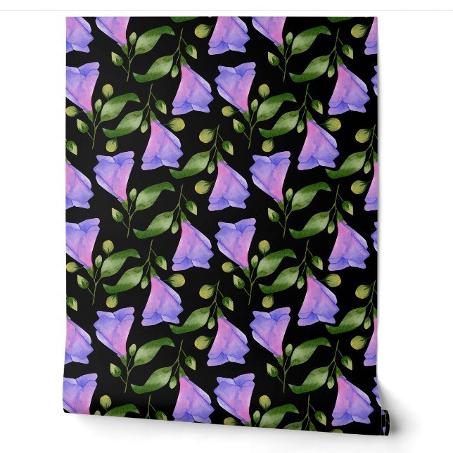 Papier peint floral élégant - Motifs floraux dynam (Déroulement)