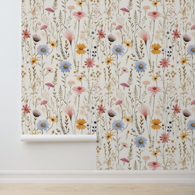 Papier Peint Floral fleur sauvage (Application)