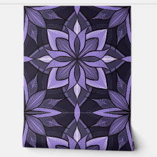 Papier Peint Floral violet élégant gothique