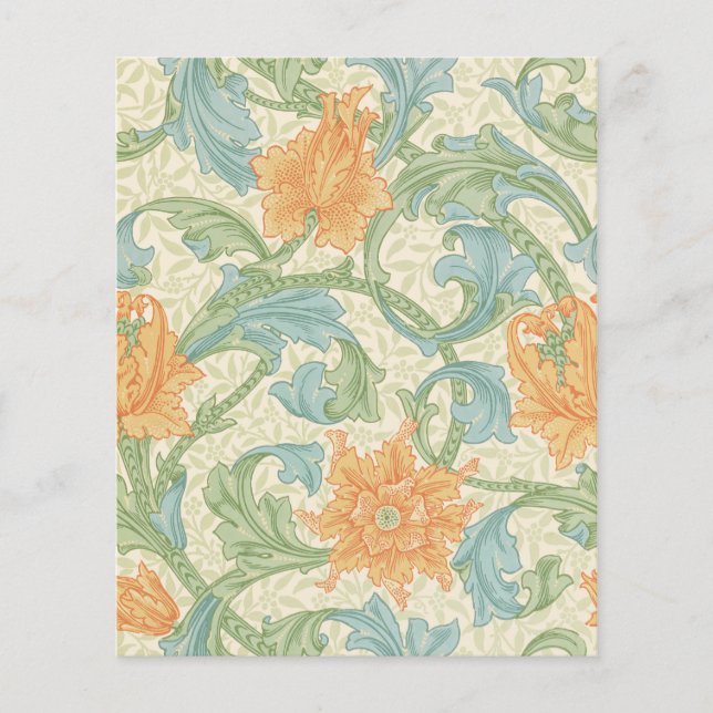Papier peint floral William Morris Papier scrapboo (Devant)